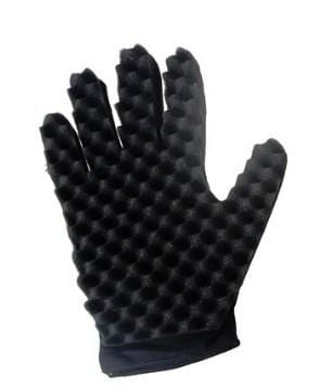Hair Braider Twist Sponge Gloves Shape For Afro Dreadlocks