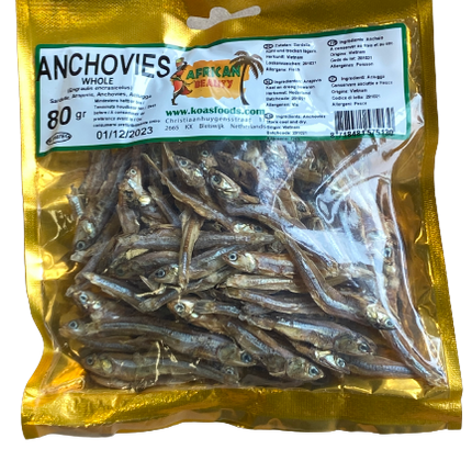 African Beauty Anchovies Indagara 80 g - Africa Products Shop