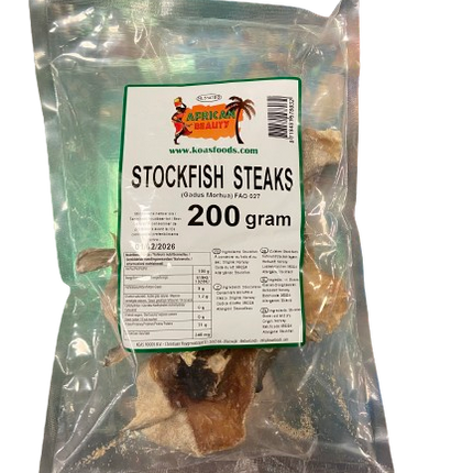 African Beauty Stockfish Steaks 200 g - Africa Products Shop