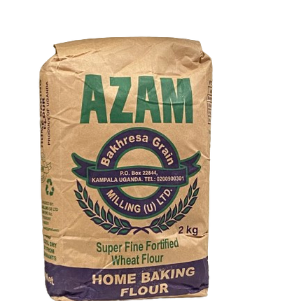 Azam Super Fine Fortified Wheat Flour  (Ingano) 2 kg - Africa Products Shop