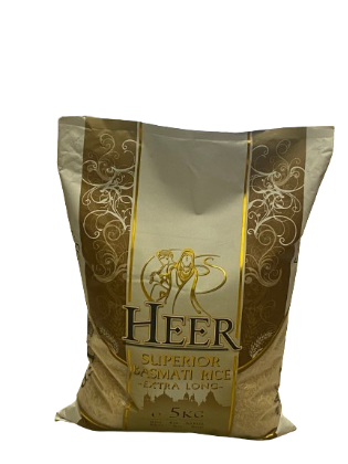 Heer Superior Basmati Rice Extra Long 5kg - Africa Products Shop