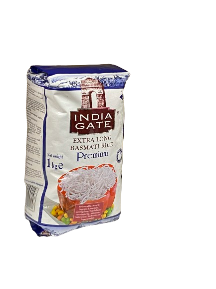 India Gate Extra Long Basmati Rice 1kg - Africa Products Shop