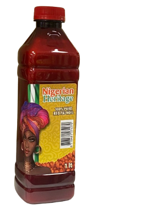 Nigerian Heritage 100% Pure Palm Oil 1 liter - Africa Products Shop